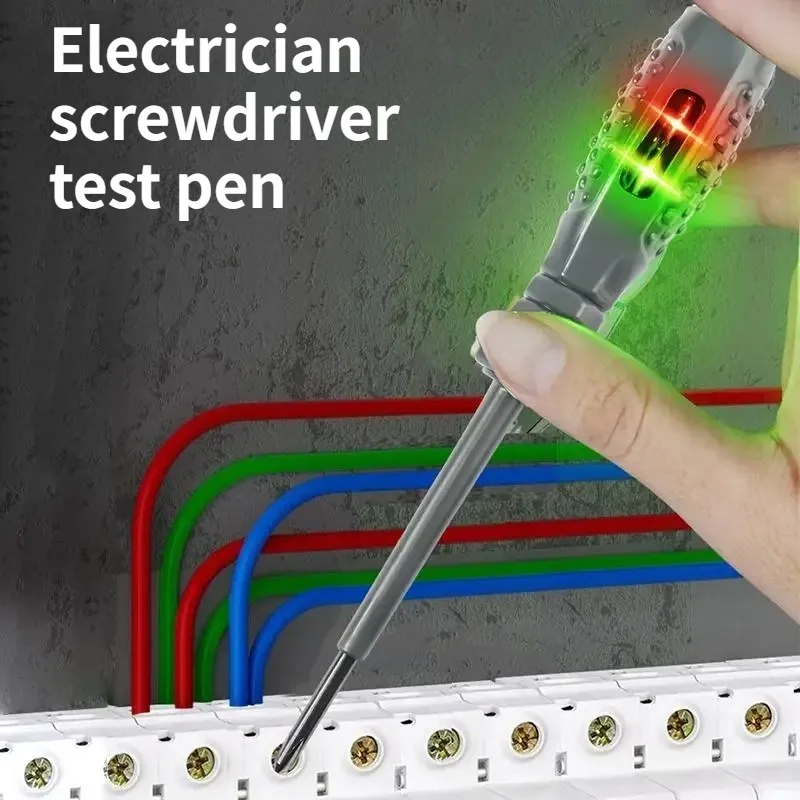 2-in-1 Multi-functional Electrician Screwdriver Non-contact Induction Power Tester for Home Inspections Electric Tool