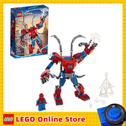 LEGO Marvel Spider-Man: Mech 76146 Superhero Building Bricks Toy Playset with Mech & Minifigure Kids Chirstmas Gift (152 Pieces)