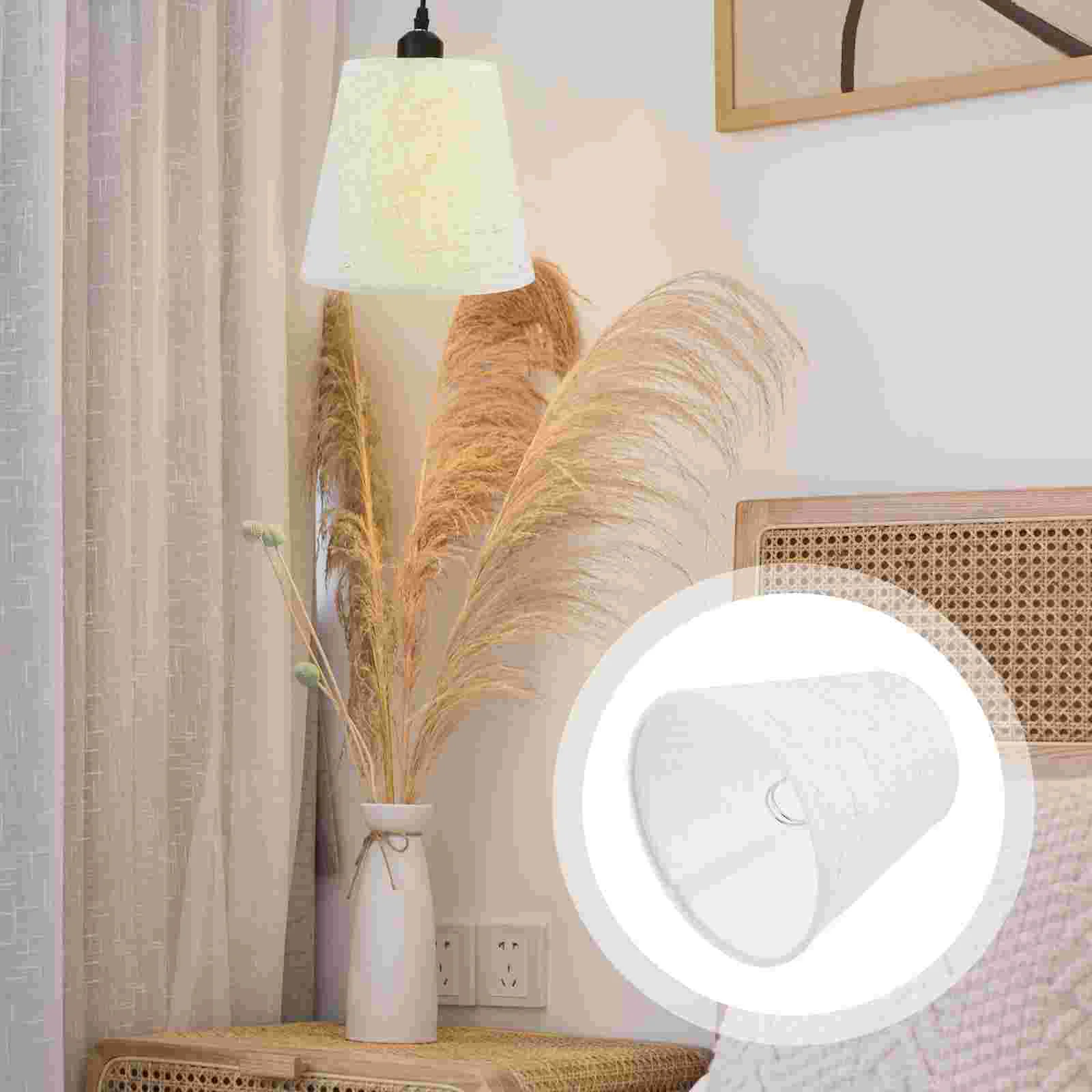 

Clip Bulb Lampshade Ceiling Lampshades That Slip over The Lightbulb Linen Cover with Cloth Accessory Wall