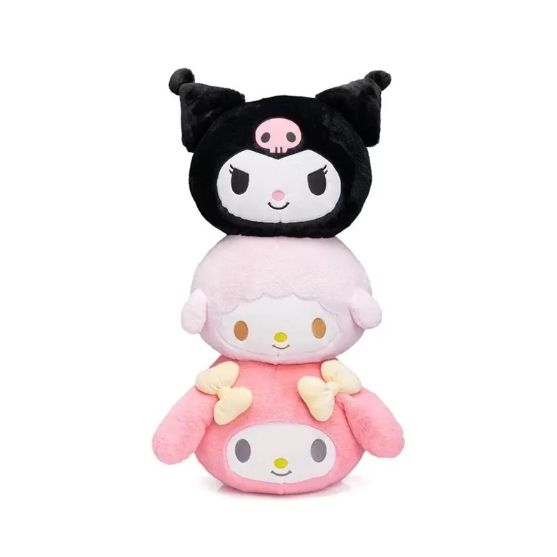 70cm Sanrio Cartoon Plush Toy Room Plush Pillows Office Lumbar Backrests Nap Pillows Home Long Pillows High Quality Siamese Doll