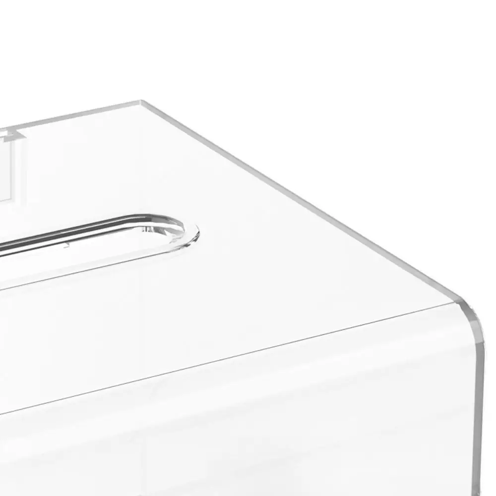 With Lock Acrylic Donation Box Voting Charity Transparent Portable Ballot Box Complaint Box Clear Suggestion Box Office School