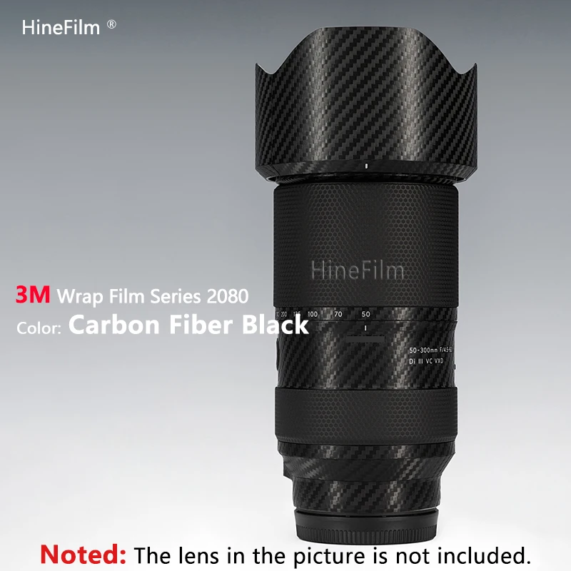 Hinefilm Skin for Tamron 50 300 E Lens Sticker Wrap Film For Tamron 50-300mm F4.5-6.3 Di III VC VXD Lens Skin Protector 50-300