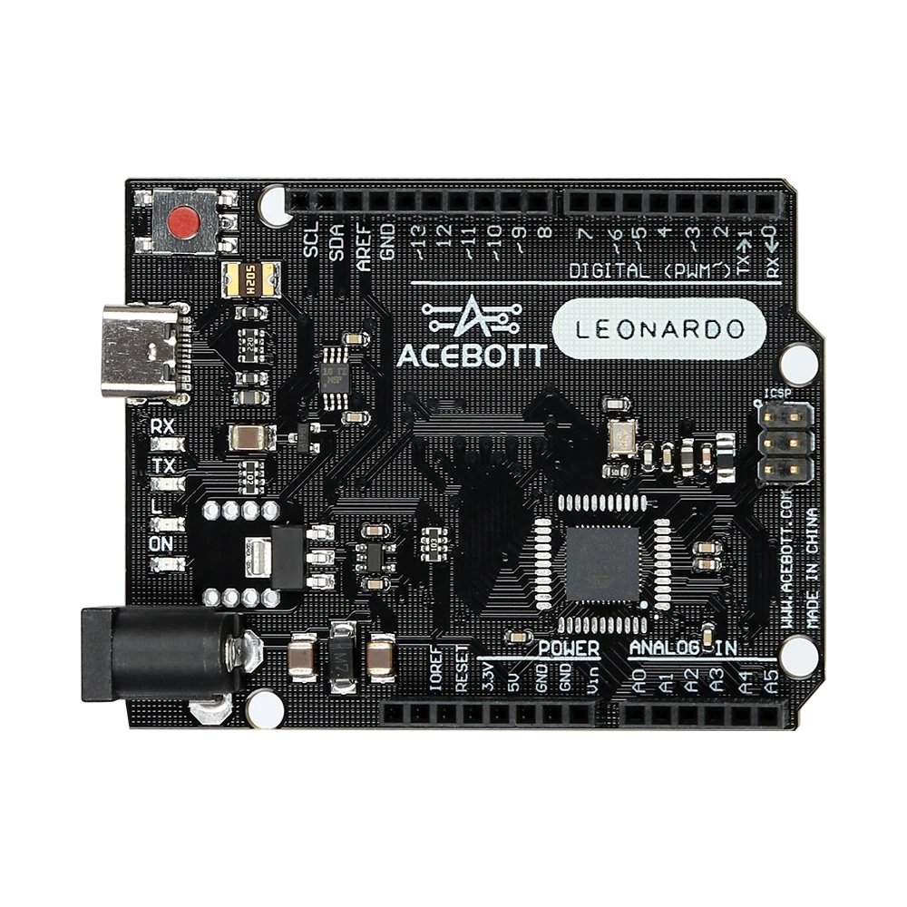 ACEBOTT Leonardo R3 Microcontroller Development Board Programming for Arduino Project