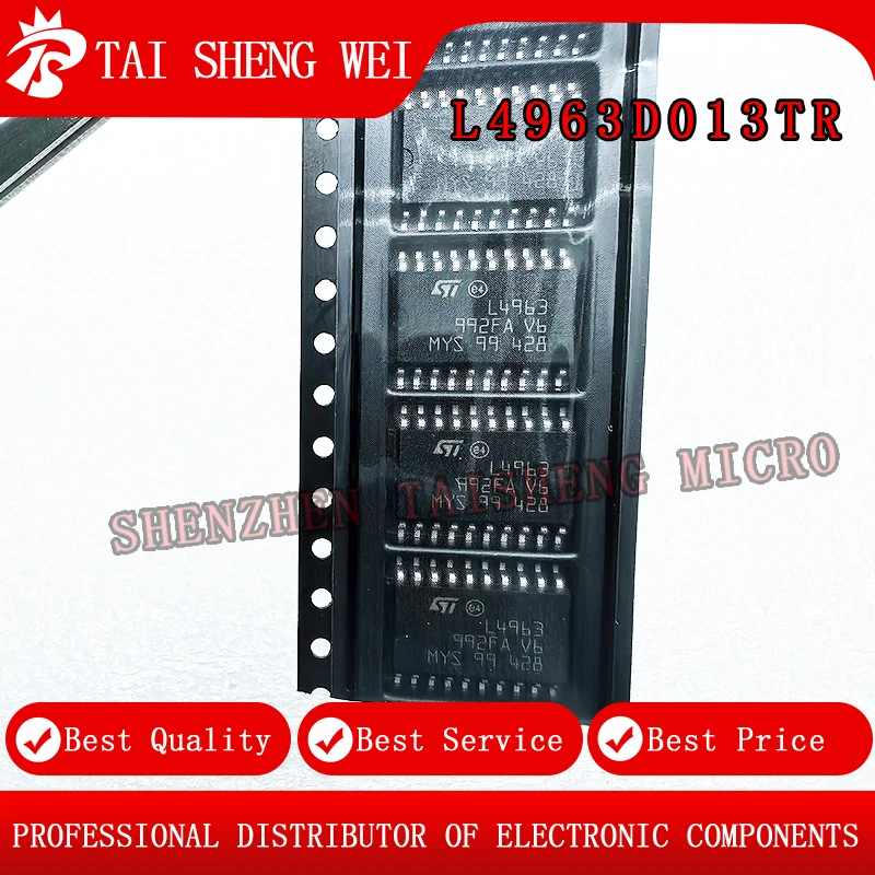 

1 шт. новый L4963 L4963D L4963D013TR чип управления питанием SOP-20 SMD импульсный регулятор