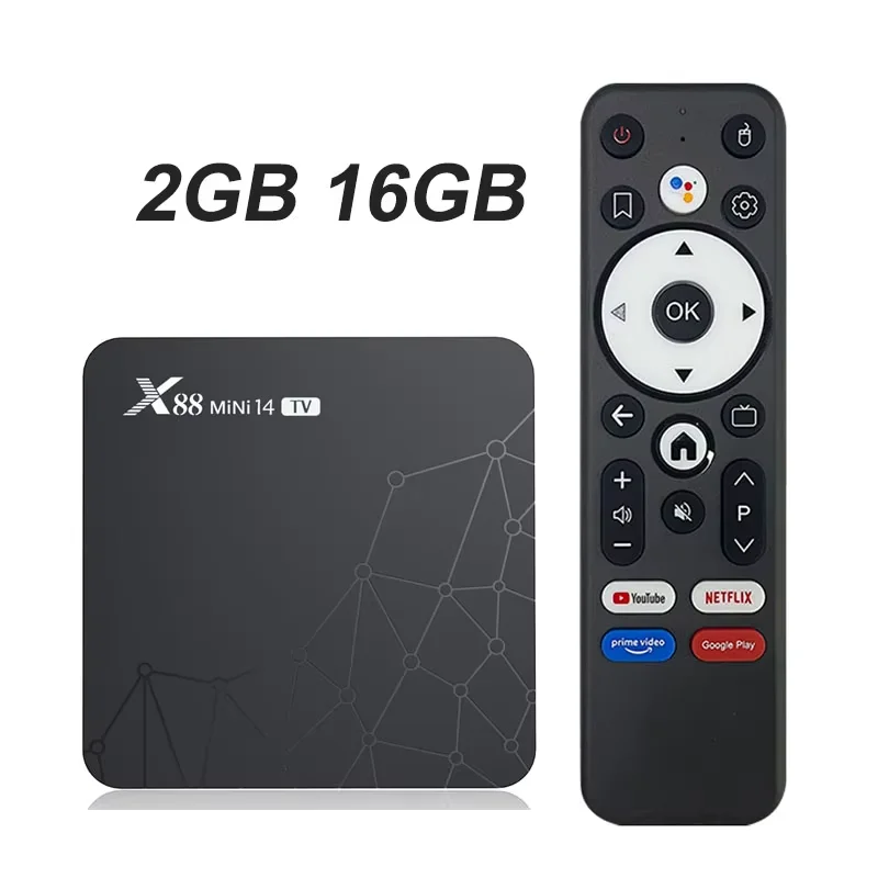 その他 Q1 MINI+ TV BOX S Android 14 8K Original X88 Mini 14 TV Android 14 Smart TV BOX RK3518 Quad Core