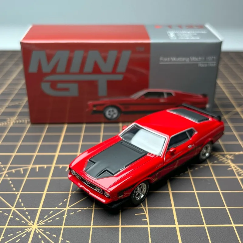 

МИНИ-ГТ 1:64 # 1122 Ford Mustang Mach1 1971, литая под давлением модель автомобиля из сплава, подарочная игрушка для друзей, коллекционный предмет для взрослых.