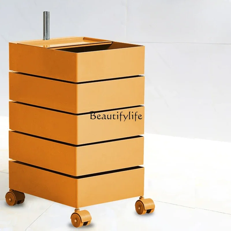 

Hair Salon Trolley Locker Storage Rack Storage Cabinet for Hair Salon