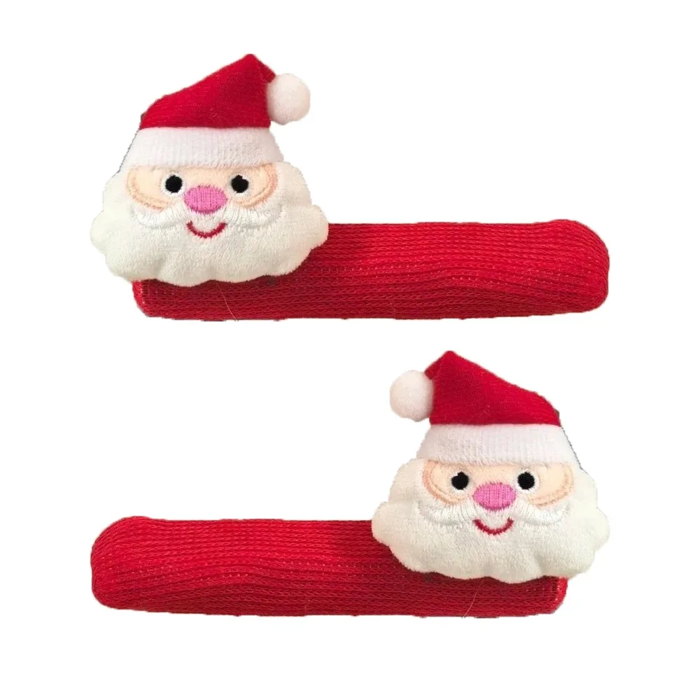 Santa Claus Christmas Door Handle Covers Love Heart Anti-Static Door Handle Protective Anti-Collision Panda Xmas Doorknob Cover