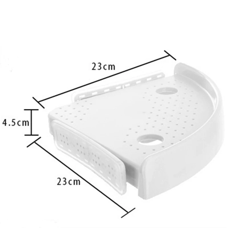 욕실 코너 선반, 수납 벽 홀더, 스냅 업 선반, 코너 선반, 캐디, 욕실 플라스틱 코너 선반