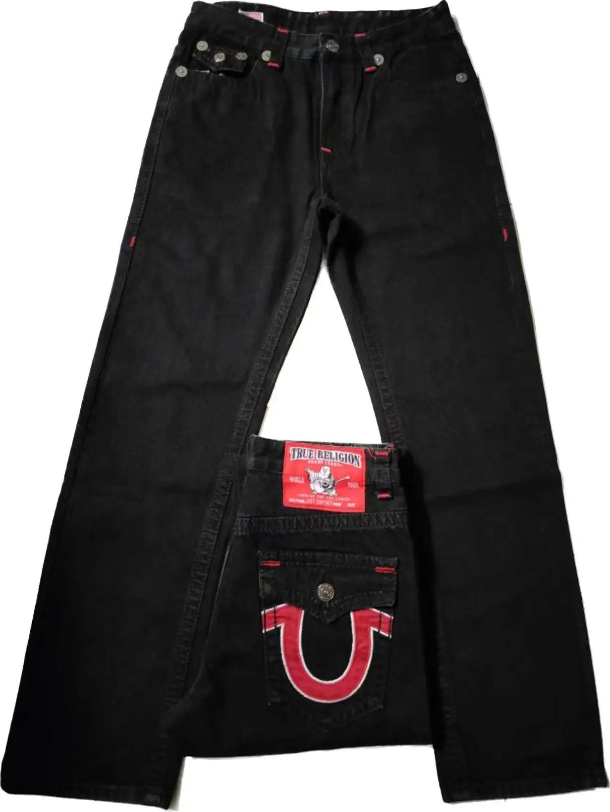 Black with red label 2949