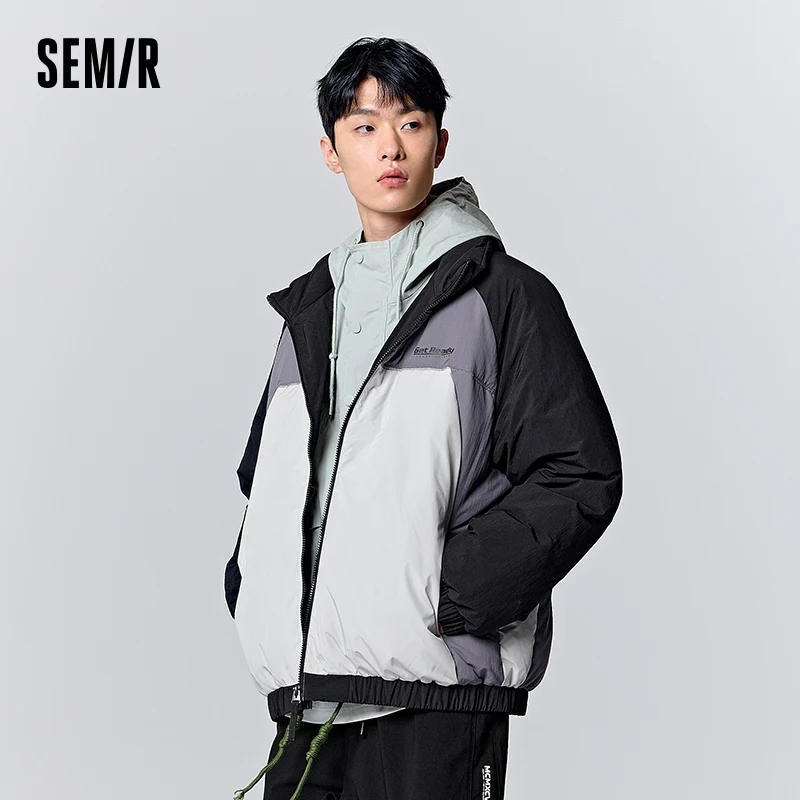 

Semir Down Jacket Men 2023 Winter New Warm Oversize Comfortable Fashion Sports Jacket