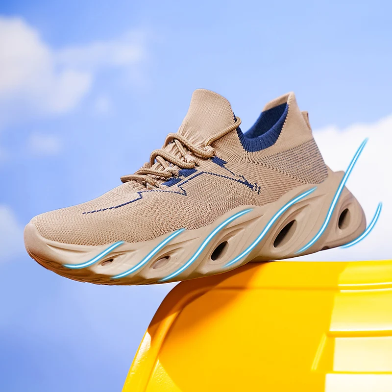 

Men's Shoes Sneakers Casual Breathable Fashion Loafers Running Shoes Mesh Breathable and Durable All Season Shoes Size 39-46