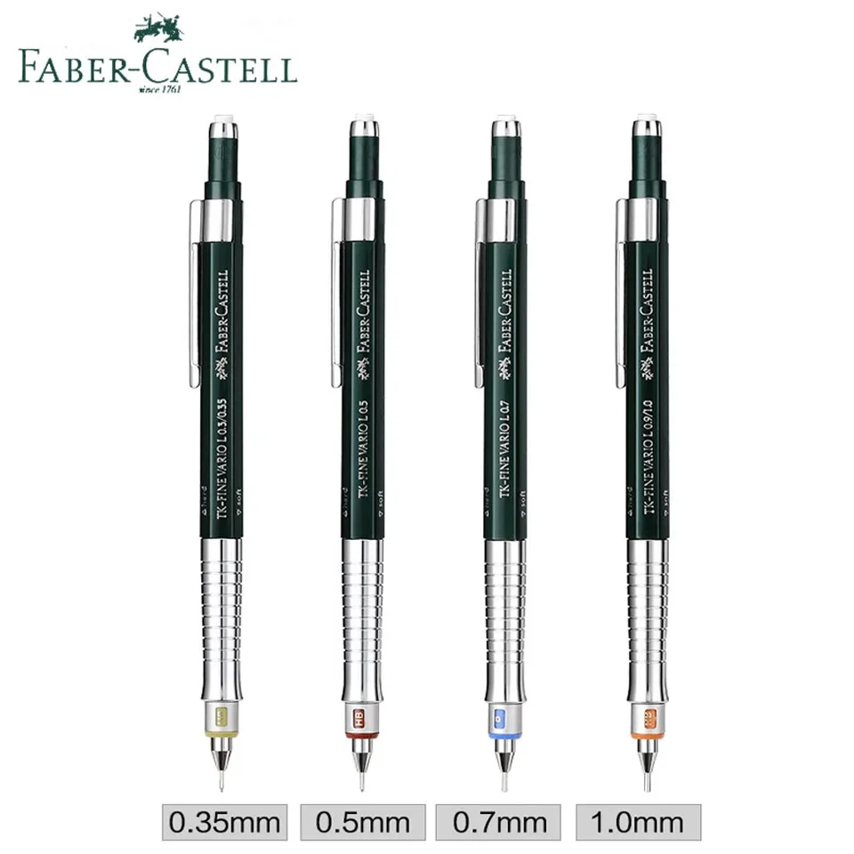 

Faber Castell Tk Fine Vario L Drafting Mechanical/Automatic Pencil,0.5/1.0/0.35/0.7mm;Includes B/2B/HB Lead Refill