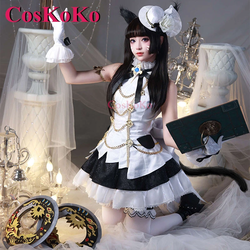 CosKoKo Songbirds Cosplay Game Final Fantasy XIV FF14 Costume Hinamatsuri Formal Dress Idol SJ Uniform Party Role Play Clothing