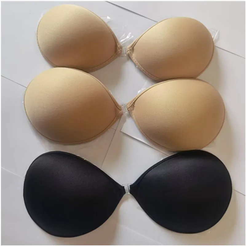 100pcs Reusable Invisible Lift Up Bra, Silicone Stick on Bra for Party, Wedding, Beach, Everyday Wearing