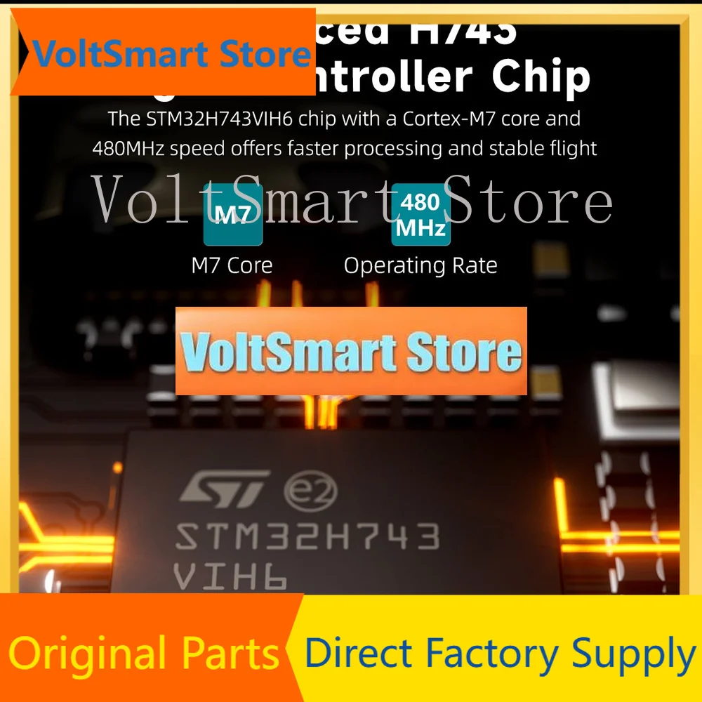 VoltSGEPRC TAKER H743 BT 8Bit 80A STACK Dual Gyro 512MB Black Box Data Analyze Record H80_BLS 80A 4IN1 ESC H743 FC For FPV Dron