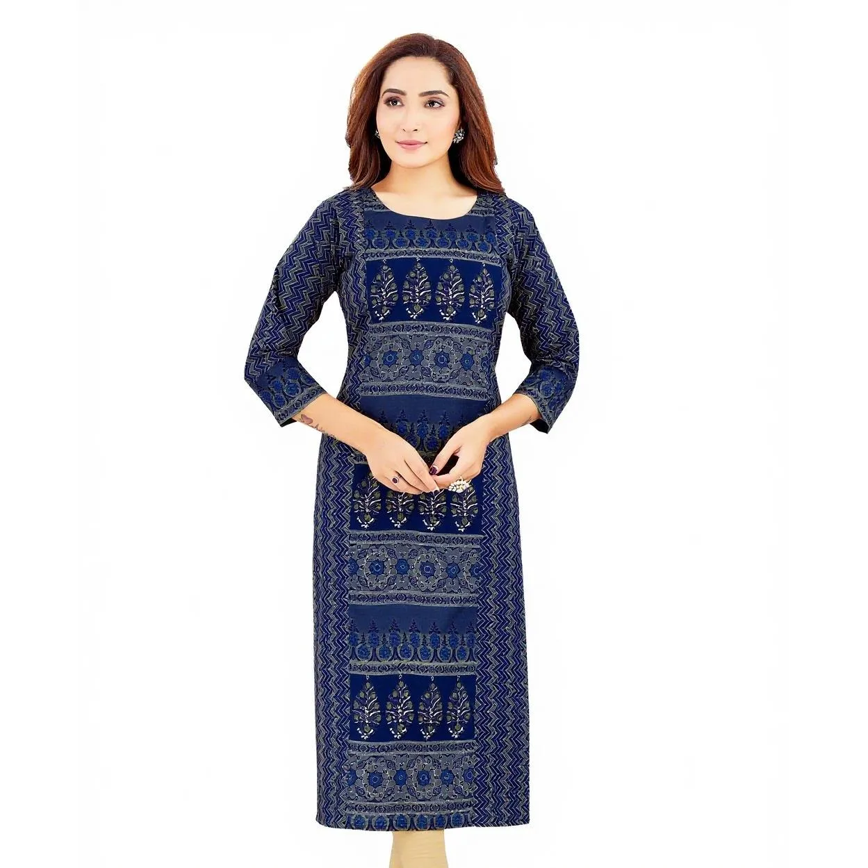 فستان أسود إسلامي كورت نسائي عصري بحاشية مستقيمة أنبوبي كاجوال Abito Donna Musulmana فستان صلاة للفتيات #1