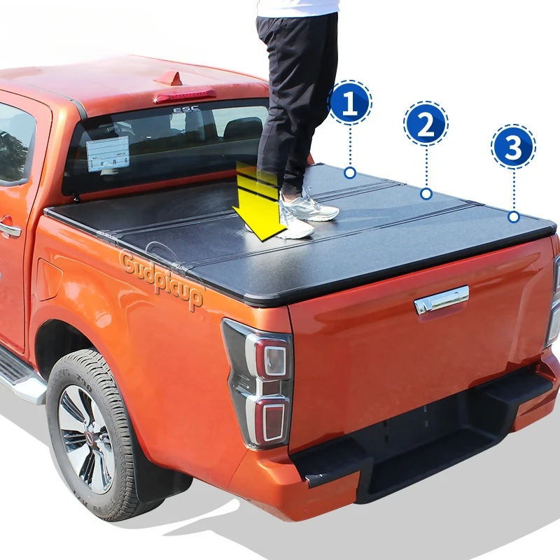 

high quality tri-fold aluminum rolling tonneau cover for 2019 ford f150 tonneau cover ranger t6