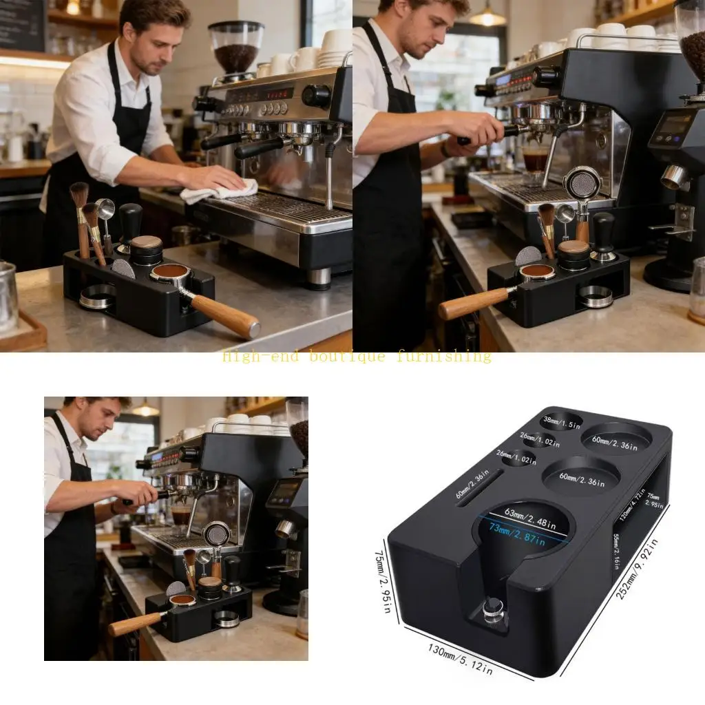 L9NB Modern Coffee Making Tool Including Ergonomic Base For Even Formation In Household pubs