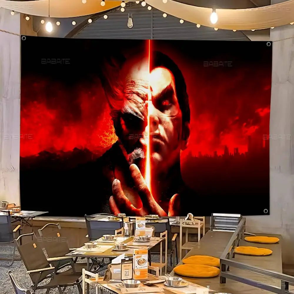 TEKKEN Video Game Large Size Shop Art Promotion Advertising Booth Flag Hanging Banners
