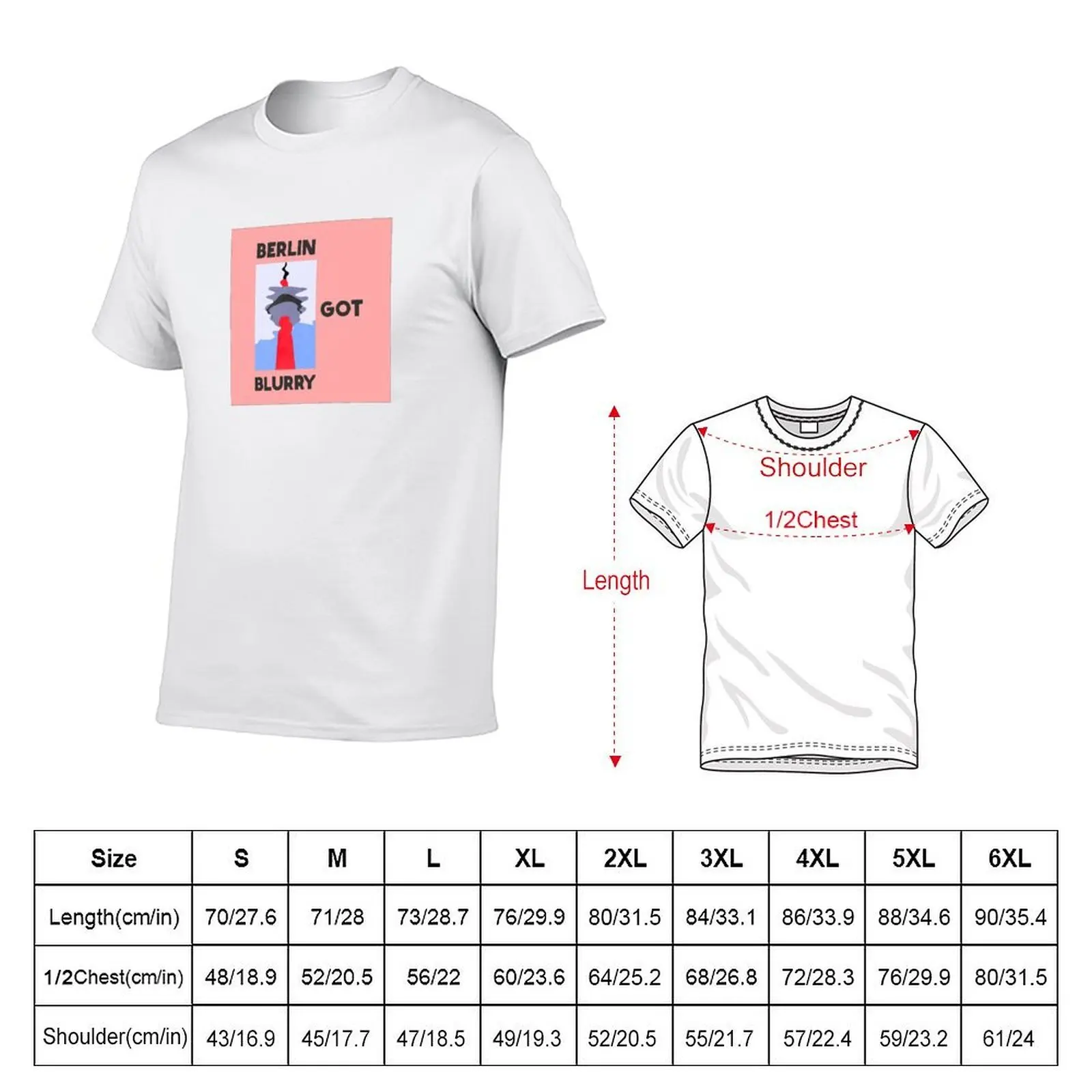 parquet courts berlin got blurry T-Shirt graphic t shirts for man t shirt man designer T-Shirt