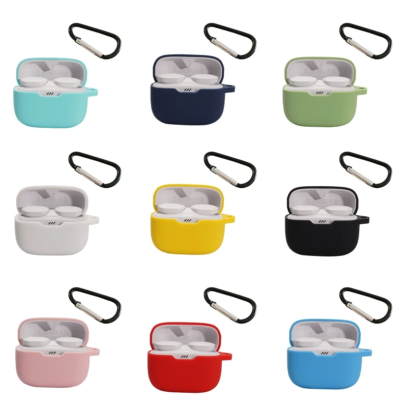 Funda a prueba de golpes para J-BL Tune 230NC, carcasa impermeable, lavable, compatible con Bluetooth, funda de silicona antideslizante