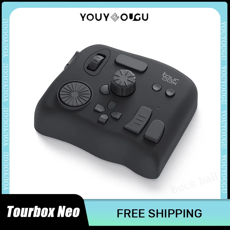 

Tourbox Neo Custom Keyboard Quick Keyboards Retouching PS Wired Single handed Da Vinci Video Editing Drawing PR PC Mini Keyboard