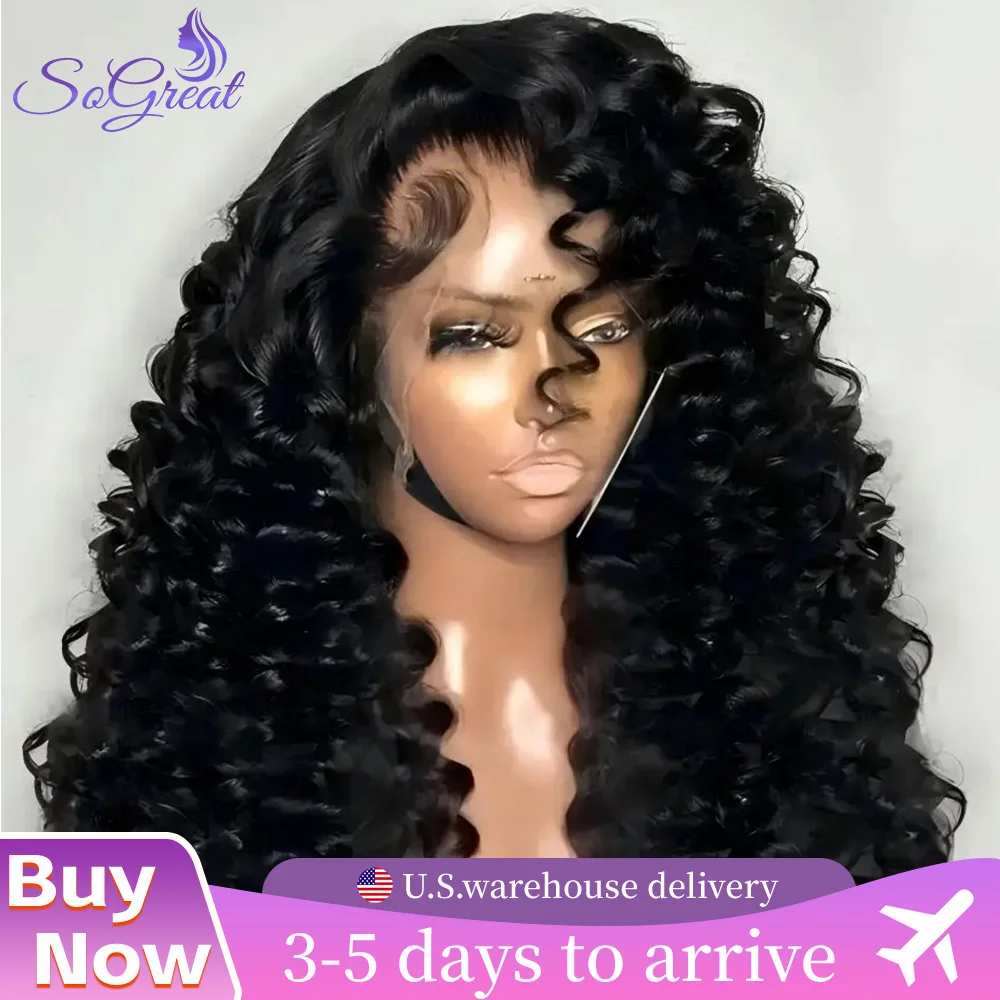 

SoGreat Loose Deep Wig 13x6 Hd Lace Loose Body Wave 13x4 Lace Front Wigs Natural Black Wig Human Hair Loose Wave Human Hair Wig