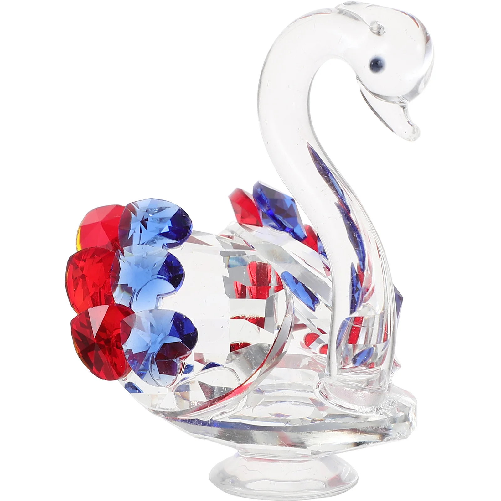 

Crystal Swan Small Decoration Smooth Surface Tabletop Living Room Bedroom Desktop Home Decoration Wedding Party Gift