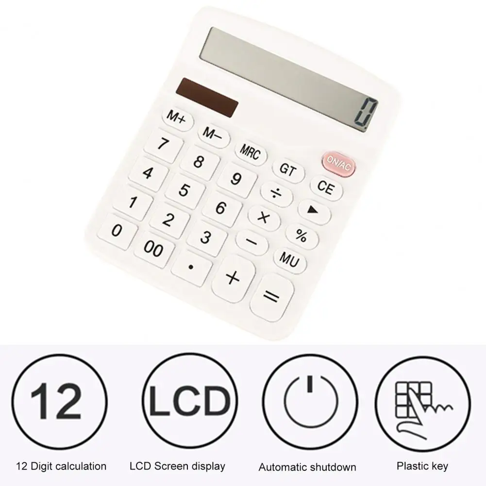 Business Calculator  Convenient Impact Resistant Desktop Calculator Basic Counter  Easy to Carry Mini Calculator