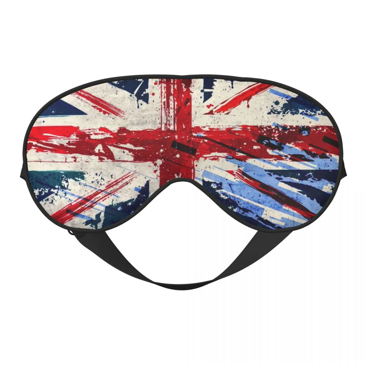 العلم البريطاني أقنعة العين الناعمة اثنين الجانب الاتحاد جاك المملكة المتحدة المملكة المتحدة فخور الغمامة للمنزل الإبداعية كتلة خارج ضوء لصقة عين