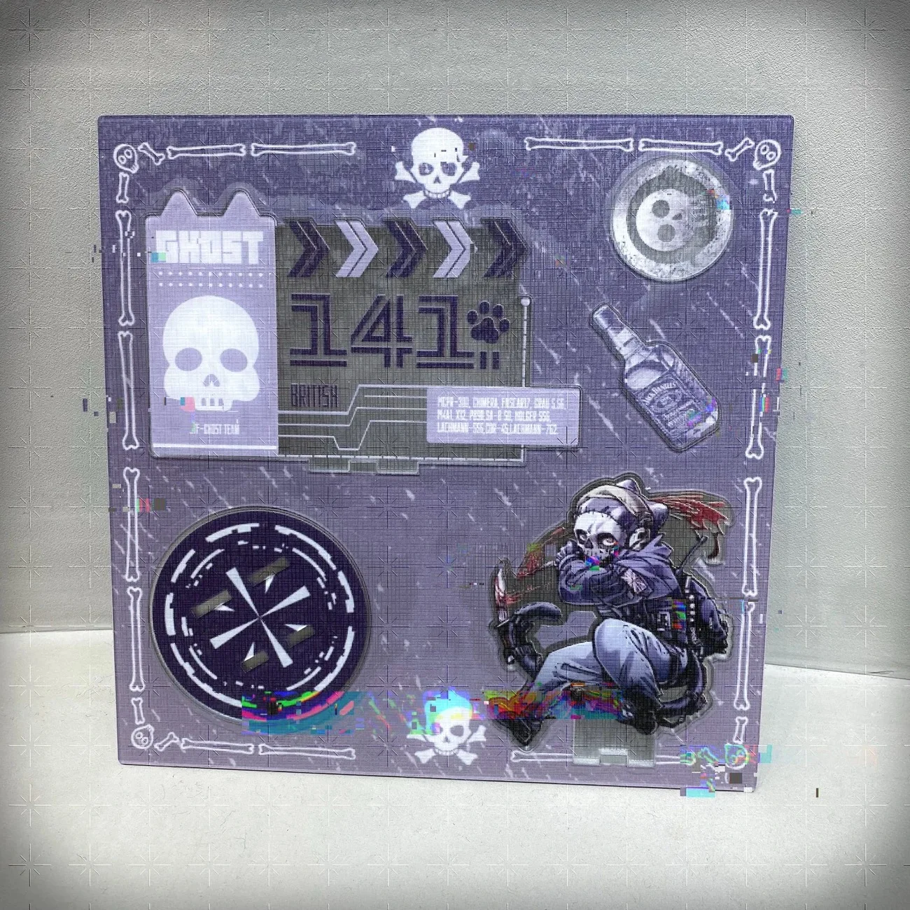 COD Call of Duty لعبة محيطية من الأكريليك بطاقة قائمة كاملة الصفحة Q نسخة لتزيين سطح المكتب وادي doujinshi