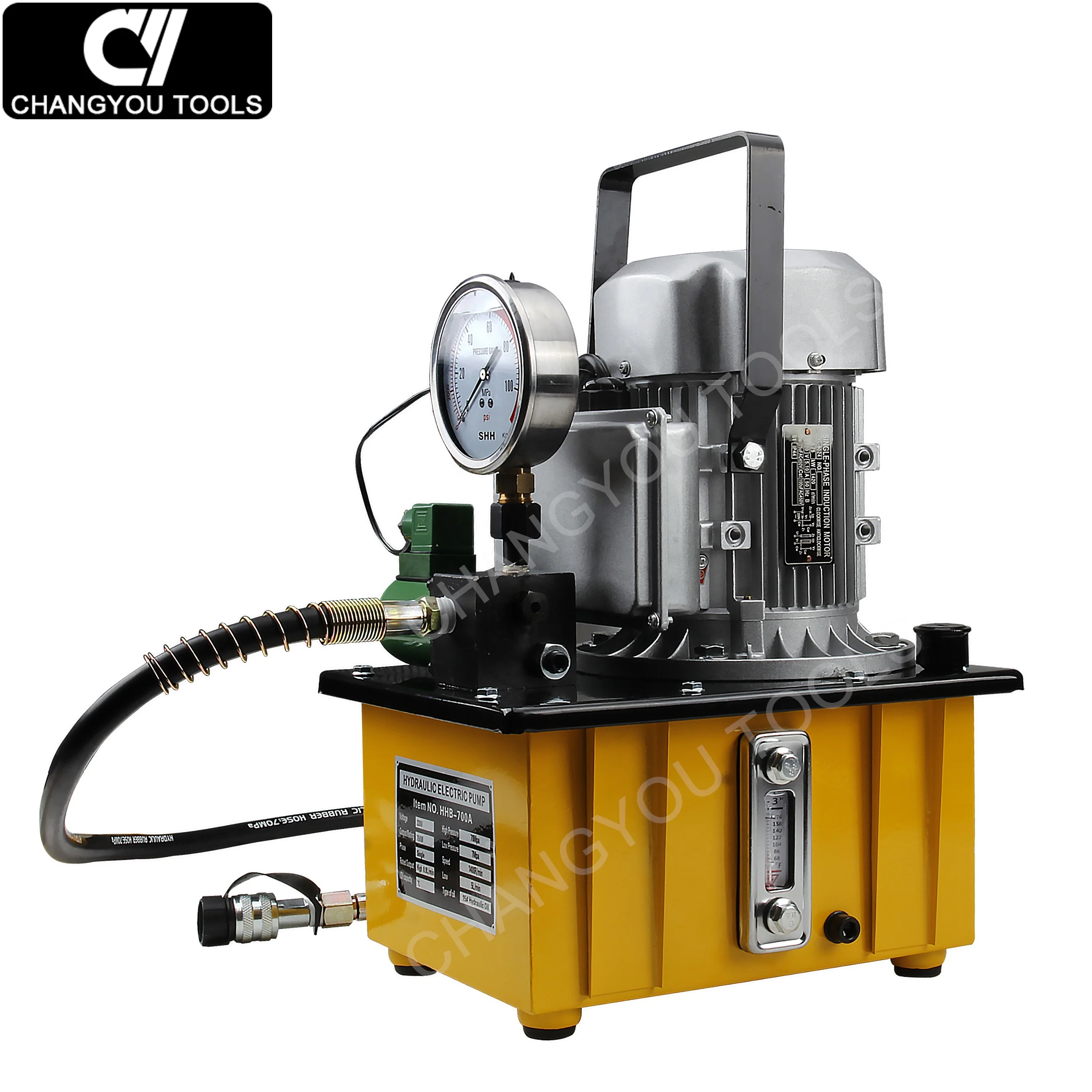 HHB-700A  Factory 700 bar High Pressure  hydraulic pump electric oil pump post tension oil pump