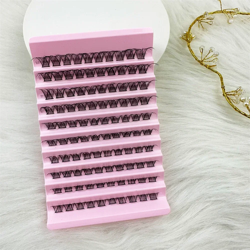 DIY Clusters Eyelash Extension Segmented Lashes 100 Volume Natural Cluster Segmented Eyelashes Bundle Lashes