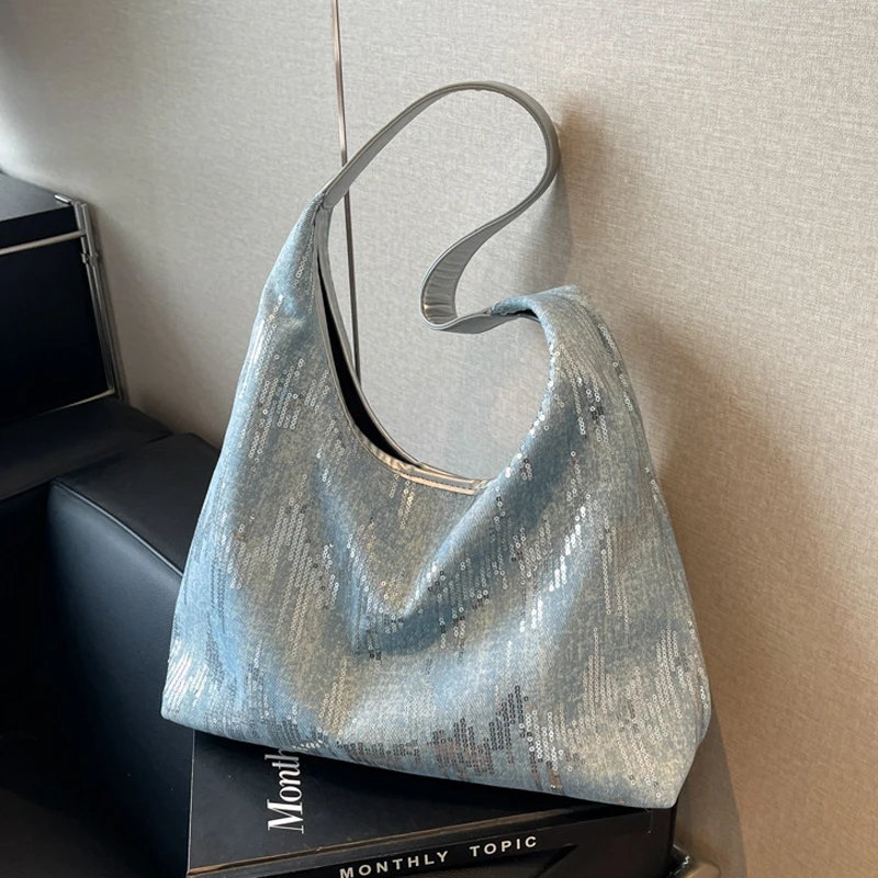 Fashion Sequin Deni… - image