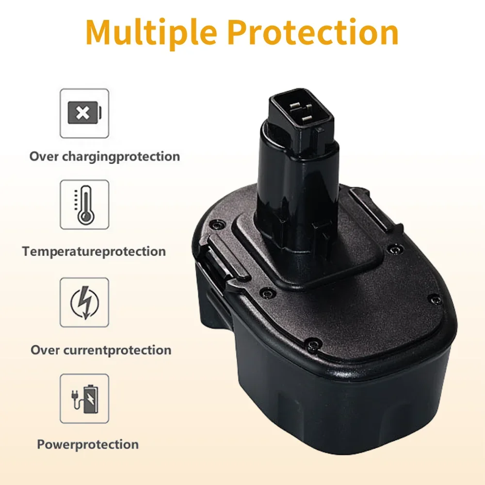 14.4V Ni-MH Rechargeable Battery 4800/6800/9800mAh For Dewalt DC9094 DW9091 DE9092 Cordless Power Tools Replacement Battery