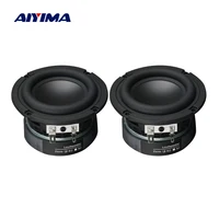AIYIMA-altavoz Subwoofer portátil de 3 pulgadas, 60W de potencia, 4 ohmios, Bobina de voz grande, Cañón de acero, sonido de Audio DIY, altavoz de graves para el hogar