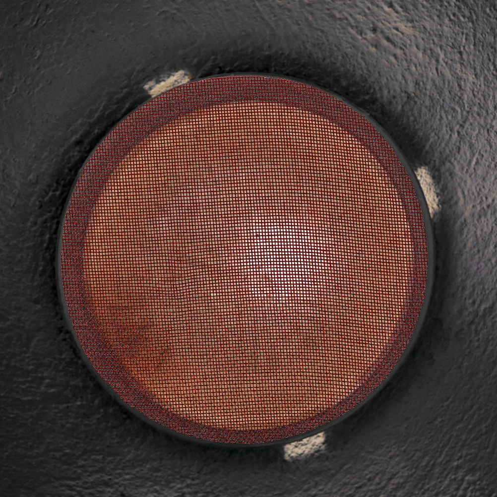 Paralume rotondo da 2 pezzi, resistente al fuoco, resistente all'usura, facile installazione, salvaspazio, illuminazione sicura, lampadario per ventilatore a soffitto