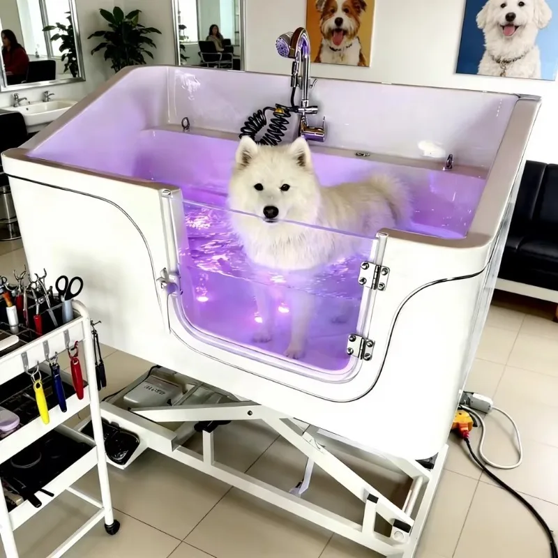 

Pet Cleaning Massage Bathtub Anti-slip Multi-function Cat Electric Lifting Dog Grooming Bath Tub
