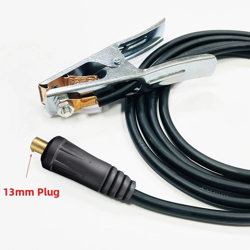 Copper Grounding Clamp 300A for Industrial Welding and Plasma Cutting Applications Compatible with Standard Cables