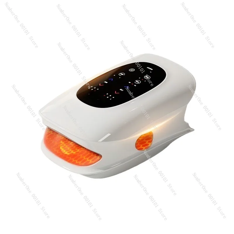 Electric Hand Massager, Airbag Compression and Heat Therapy, Vibration Massage Device for Hand Care and Relaxation