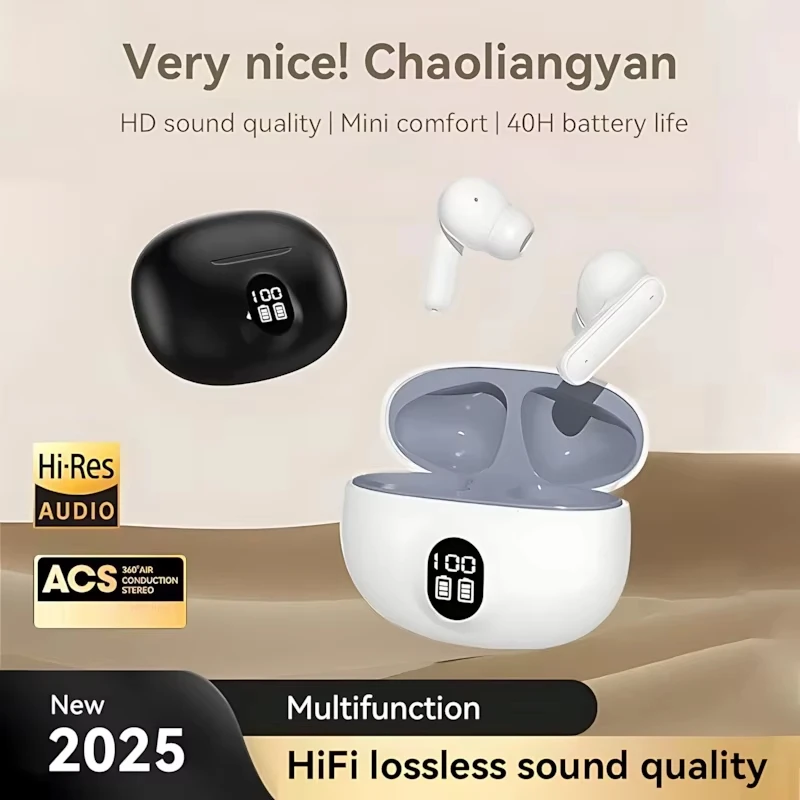 Ultra-Light Compact Mini Wireless Earbuds Built-in Microphone Noise Isolation Long-Lasting Battery for Crystal-Clear Calls Music image 4