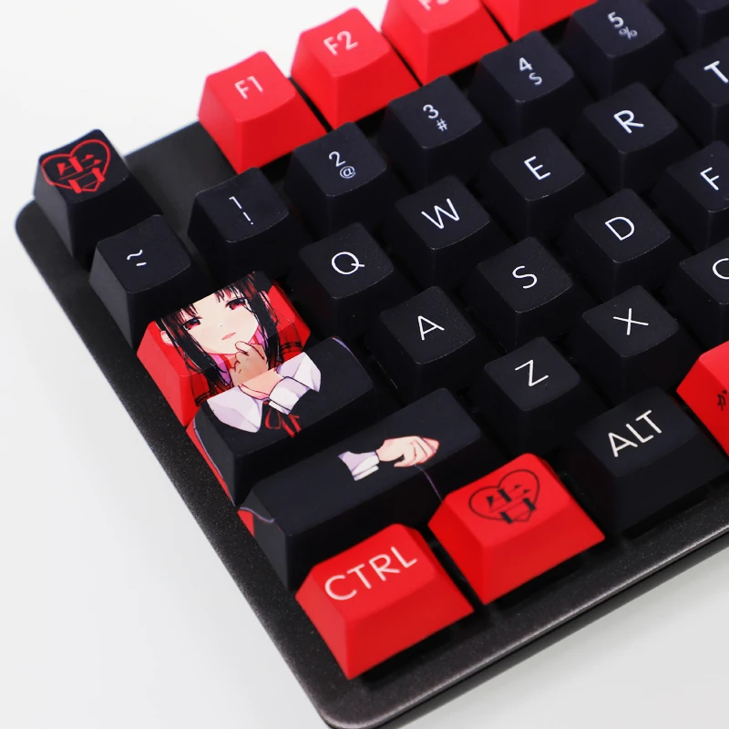 108 Keys/Set Anime Custom Design Keycaps Kaguya-sama Love Is War Shinomiya Kaguya Theme for Cherry PBT Mechanical Keyboard