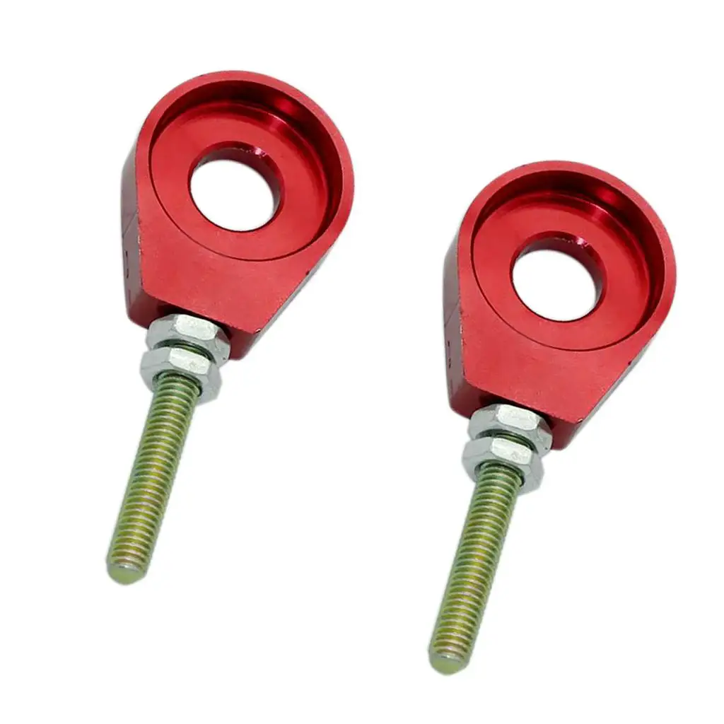 Pair 12mm Chain Adjuster Tensir Block Replacement for Dirt