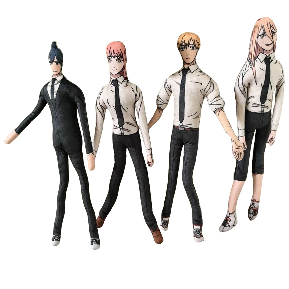 Makima Plush Doll Abstract Toy Power Denji Figure Doll Aki Hayakawa plushies Deformable Design DIY Model Christmas Funny Gifts