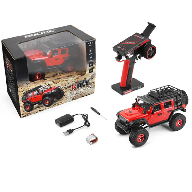 Weili 2428 1-24 Electric Four-wheel Drive Climbing Vehicle With Light Remote Control Off-road Vehicle Model Toy Gift