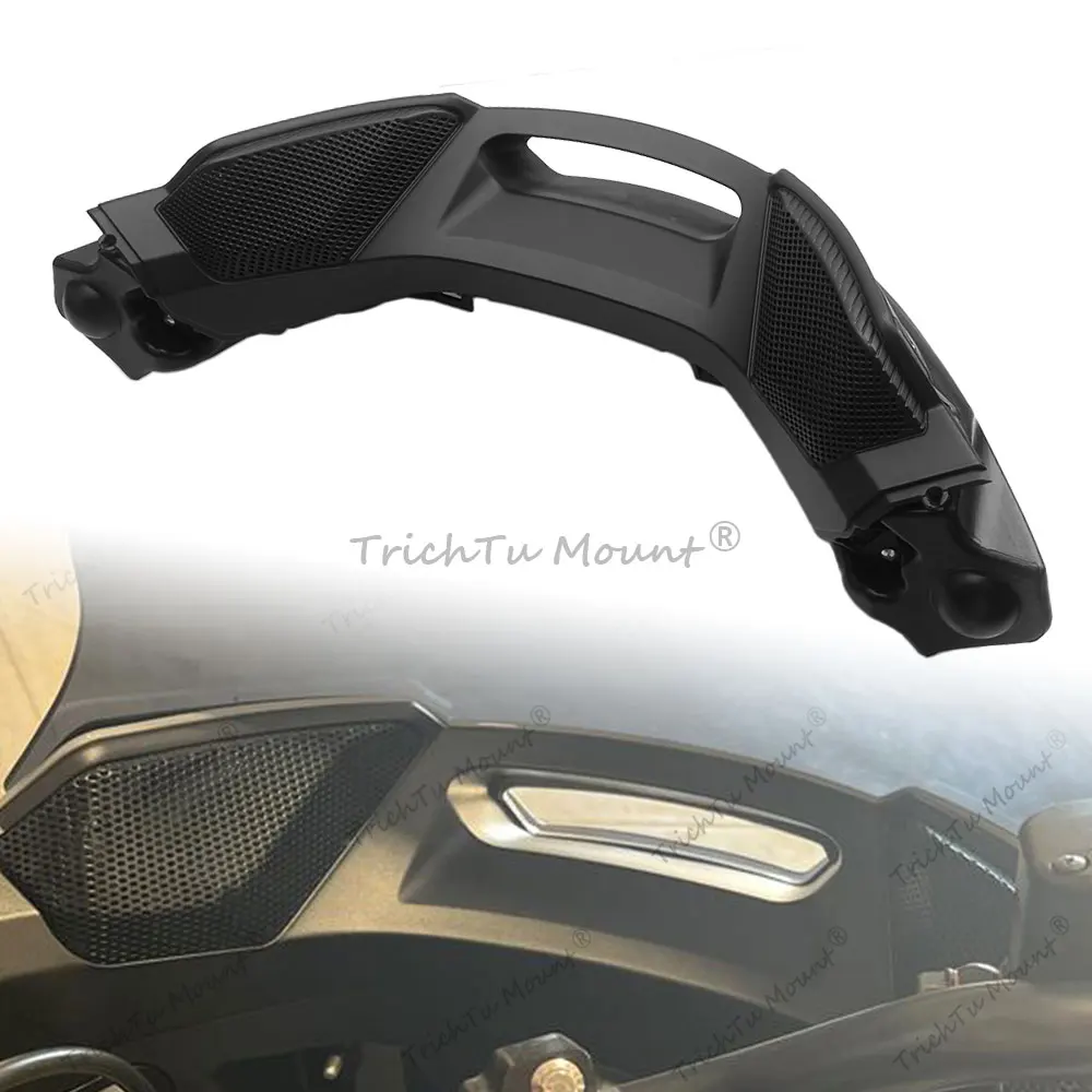 

Motorcycle for HARLEY Clear Sound Quality Inner Fairing Audio Kit All-in-One Audio Solution ABS Plastic and Metal Black SP0001