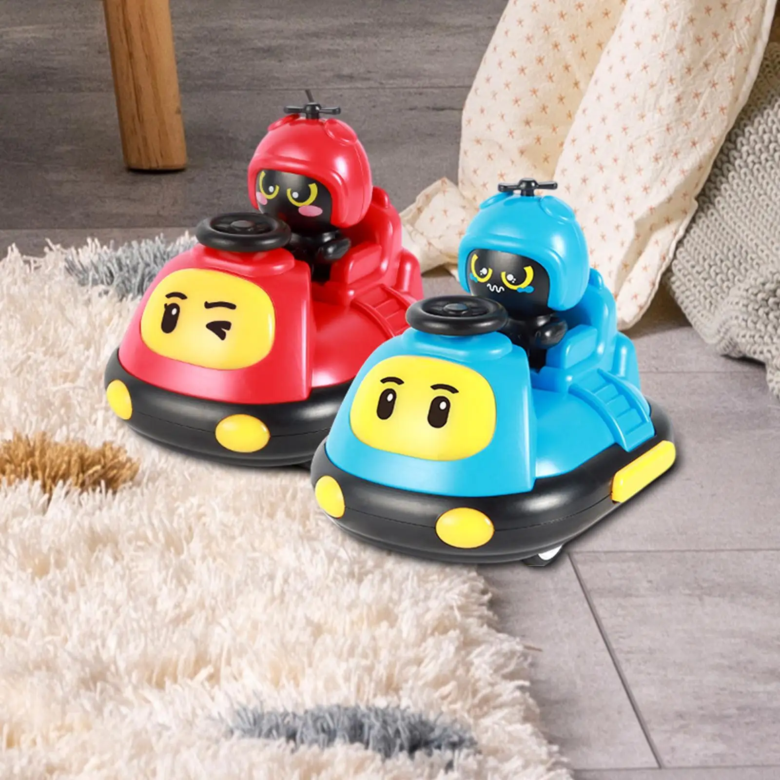 Race Bumper Car Toy Sturdy Kids RC Cartoon Car for Adults Children Teens