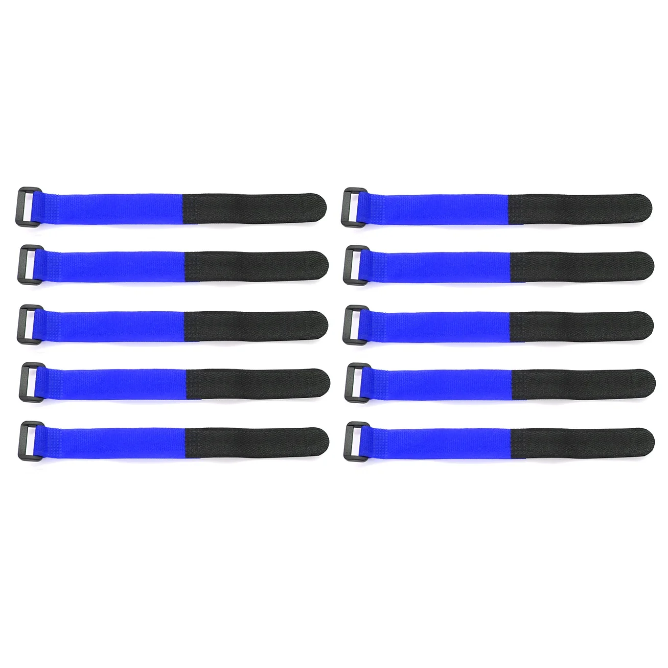 10PCS 25cm Lipo Battery Tie Cable Antiskid Tie Down Strap Colors for RC Helicopter Quadcopter RC Crawler Car,Dark Blue