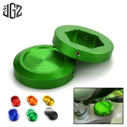 Motorcycle CNC Aluminum Front Fork Shock Absorber Suspension Decorative Cover Cap for KAWASAKI NINJA 250 400 2017 2018 2019 2020